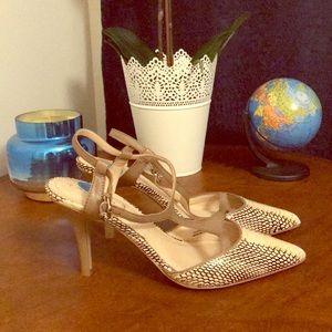 Snakeskin Hot Tahari heels